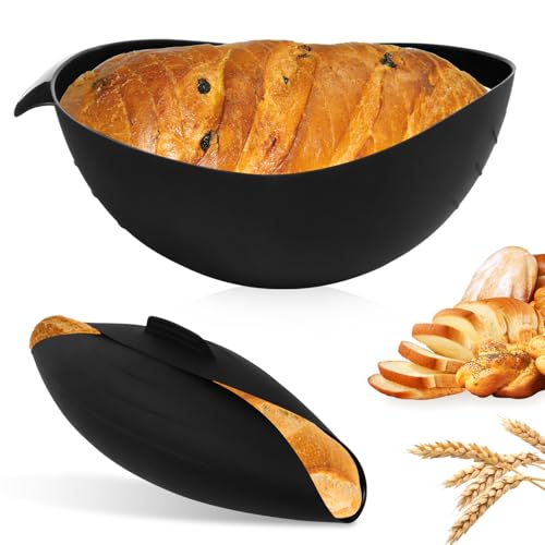 ROTKUSZ 3 In 1 Brotbackform Silikon, Silikon-Universalschale, Brotformen Zum Backen Backen, Brotbackform Oval, runde Silikonform mit 30 cm Durchmesser, hitzebeständig bis 230 °C ROTKUSZ 3 In 1 Brotbackform Silikon, Silikon-Universalschale, Brotformen Zum Backen Backen, Brotbackform Oval, runde Silikonform mit 30 cm Durchmesser, hitzebeständig bis 230 °C von ROTKUSZ