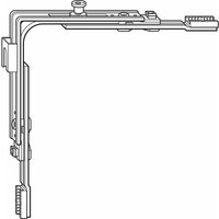 Roto - nt/nx Eckumlenkung Stulp oben 1V-Zapfen für 2-flg. Fenster silber von ROTO