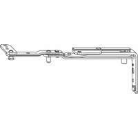 Roto - nt/nx Falzaxerarm Designo K32 profine 76/88 silber links Roto - nt/nx Falzaxerarm Designo K32 profine 76/88 silber links von ROTO