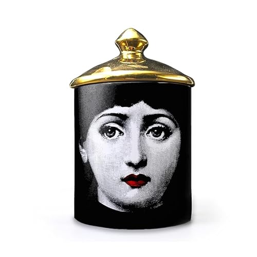Lina Cavalieri Keramik Aromatherapie Kerzenglas Fornase Stifthalter Beauty Keramik Vorratsdose Mini Vase Kerzenhalter Tablett Home Dekorative Flaschen Dekorative Gläser (A12) von ROTOOY