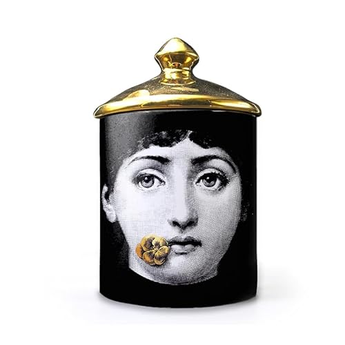 Lina Cavalieri Keramik Aromatherapie Kerzenglas Fornase Stifthalter Beauty Keramik Vorratsdose Mini Vase Kerzenhalter Tablett Home Dekorative Flaschen Dekorative Gläser (A13) von ROTOOY