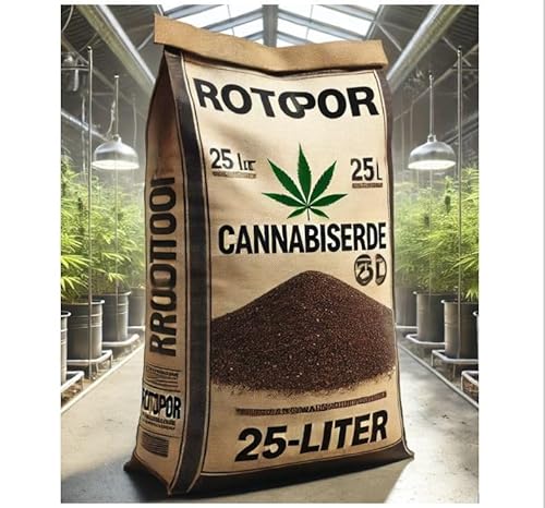 ROTOPOR Cannabiserde 25 Liter Hanferde Grow-Mix Hanfpflanzen Kultursubstrat von ROTOPOR