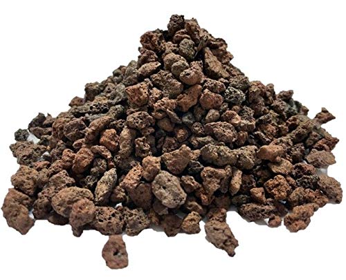 ROTOPOR Lava 2-8mm Rot-Braun Deko 20 Ltr Sack Lavakies Kies Mulch Lavasplitt Rot Braun Eifellava von ROTOPOR