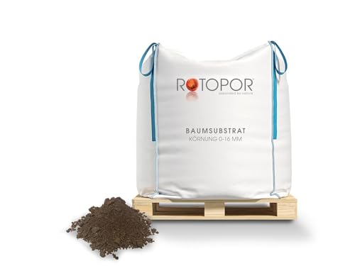 Rotopor Baumsubstrat Körnung 0-16mm 1000 Liter BigBag von ROTOPOR