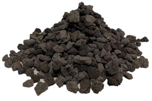 Rotopor Lava 8-16 mm schwarz Deko 500 Ltr BigBag Lavakies Kies Mulch Lavasplitt Eifellava von ROTOPOR