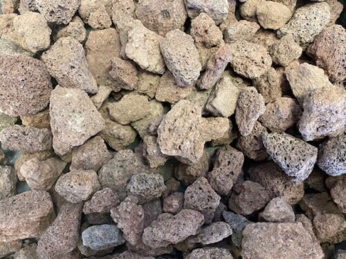 Rotopor Lava Rot Körnung 16-32 mm Lavakies Kies Mulch Lavasplitt Eifellava 1000L BigBag von ROTOPOR