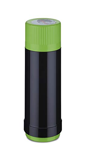 ROTPUNKT Isolierflasche 40 MAX Electric Edition 0,75 l | BPA-frei - gesundes trinken | Made in Germany | Warm + Kalthaltung | black/electric grashopper von ROTPUNKT