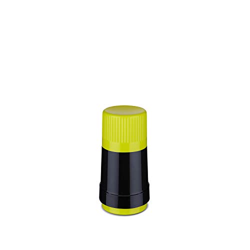 ROTPUNKT Isolierflasche 40 MAX Electric Edition | BPA-frei - gesundes trinken | Made in Germany | Warm + Kalthaltung (250 ml, black/electric summer squash) von ROTPUNKT