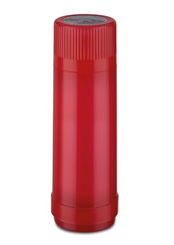 ROTPUNKT Isolierflasche 40 MAX I für heiße u. kalte Getränke I langanhaltender Geschmack - Glaseinsatz I 24 Std heiß 36 Std kalt I BPA frei (glossy bubblegum, 0,75 l) von ROTPUNKT