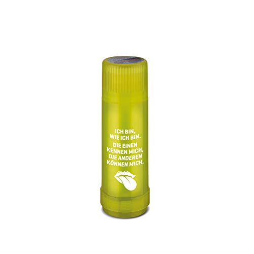 ROTPUNKT Isolierflasche 40 MAX Motto "Ich bin, wie ich bin" | BPA-frei - gesundes trinken | Made in Germany | Warm + Kalthaltung (glossy canary, 500 ml) von ROTPUNKT