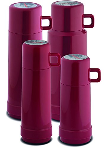 ROTPUNKT Isolierflasche 60" 0,5l in rot, Edelstahl, 20 x 10 x 10 cm von ROTPUNKT