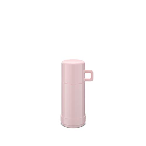 ROTPUNKT Isolierflasche 0,25 L mit integriertem Becher - Hochwertige Isolierkanne Made in Germany I Bis zu 24 h heiß & 36 h kalt (Jesper 60, Flamingo) von ROTPUNKT