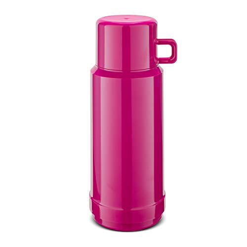 ROTPUNKT Isolierflasche 60 JESPER 1,0 l | Zweifunktions-Drehverschluss | BPA Frei- gesundes trinken | Made in Germany | Warm + Kalthaltung | Glaseinsatz | raspberry von ROTPUNKT