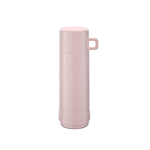ROTPUNKT Isolierflasche 60 Jesper 0,75 l | Zweifunktions-Drehverschluss | BPA Frei- gesundes Trinken | Made in Germany | Warm + Kalthaltung | Glaseinsatz | Flamingo von ROTPUNKT