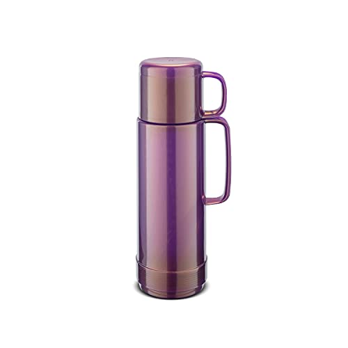 ROTPUNKT Premium Thermoflaschen 80 I hochwertige Isolierflasche I Thermobecher I auslaufsicher - Griffbecher I Thermoskanne I Isolierkanne I Wasserflasche 750 ml shiny amethyst von ROTPUNKT