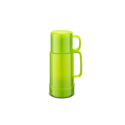 ROTPUNKT Isolierflasche 0,25 L mit integriertem Becher - Hochwertige Isolierkanne Made in Germany I Bis zu 24 h heiß & 36 h kalt (Andreas 80, Shiny Pear) von ROTPUNKT