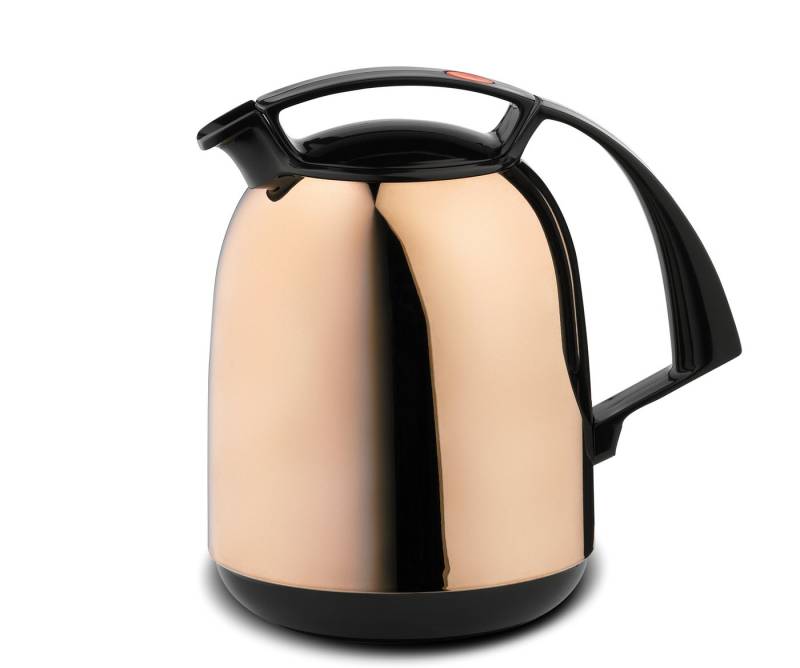 ROTPUNKT Isolierkanne 1,0 Liter 800 Glaseinsatz I hochwertig I langlebig I Thermoskanne, (Kaffeekanne I Teekanne), Glaskolben aus doppelwandigem Rosalin-Glas von ROTPUNKT