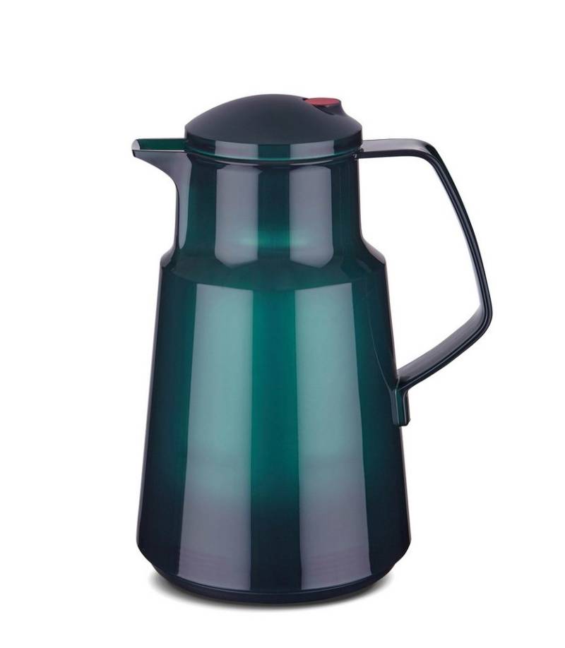 ROTPUNKT Isolierkanne 1,0 Liter I Glaseinsatz I premium Thermokanne I 24 Std heiß, (Kaffeekanne I Teekanne, Thermoflasche), Langanhaltende Isolierung von ROTPUNKT