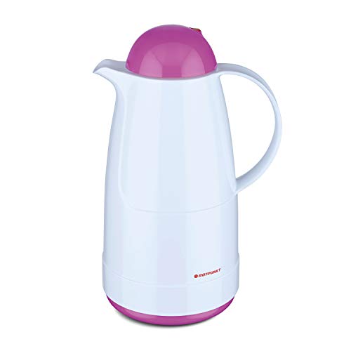 ROTPUNKT Isolierkanne 215 CHRISTINE 1,5 l | Zweifunktions-Drehverschluss | BPA Frei- gesundes trinken | Made in Germany | Warm+Kalthaltung | polar/electric bottle pop von ROTPUNKT