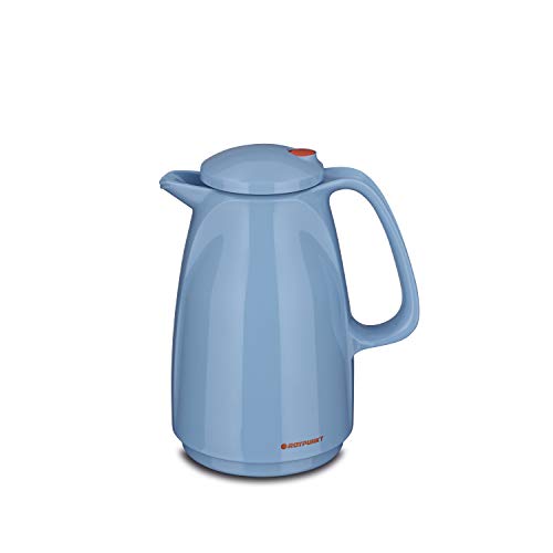 ROTPUNKT Isolierkanne 225 BELLA 0,5 l | Zweifunktions-Drehverschluss | BPA-frei - gesundes trinken | Made in Germany | Warm + Kalthaltung | Glaseinsatz | babysmurf von ROTPUNKT