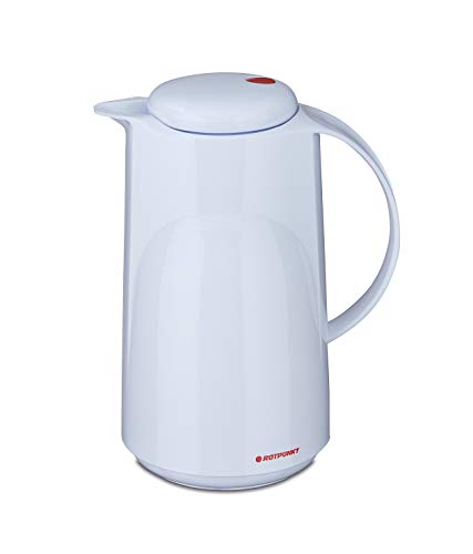 ROTPUNKT Isolierkanne 300 Marla 1,0 l | Zweifunktions-Drehverschluss | BPA Frei- gesundes Trinken | Made in Germany | Warm + Kalthaltung | Glaseinsatz | Polar ROTPUNKT Isolierkanne 300 Marla 1,0 l | Zweifunktions-Drehverschluss | BPA Frei- gesundes Trinken | Made in Germany | Warm + Kalthaltung | Glaseinsatz | Polar von ROTPUNKT