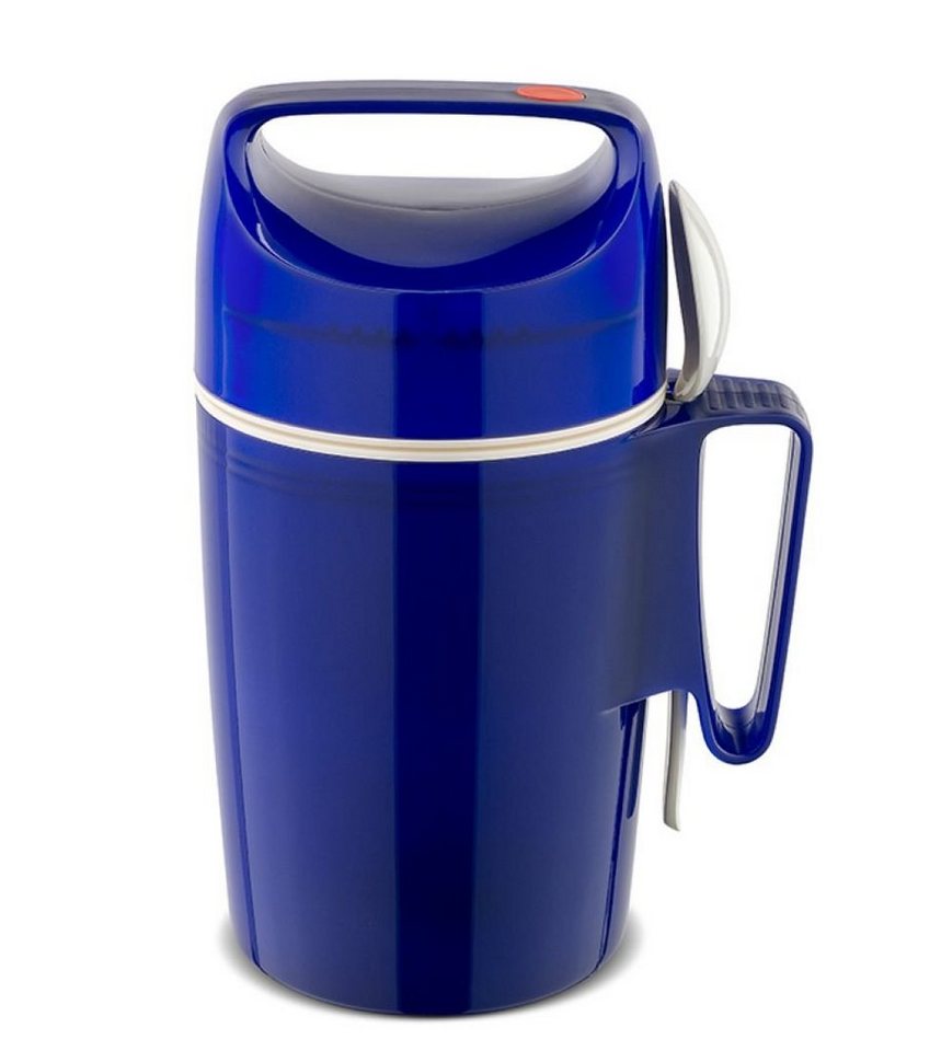 ROTPUNKT Thermobehälter 0,85 ml Speisegefäß I langanhaltender Geschmack I hochwertig, (hyperblue), hochwertiger Glaseinsatz, bruchsicher von ROTPUNKT