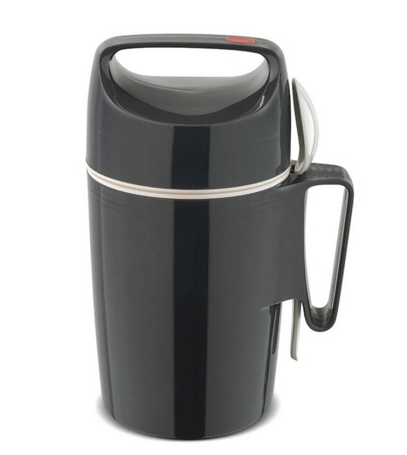 ROTPUNKT Thermobehälter 0,85 ml Speisegefäß I langanhaltender Geschmack I hochwertig, (plum), hochwertiger Glaseinsatz, bruchsicher von ROTPUNKT