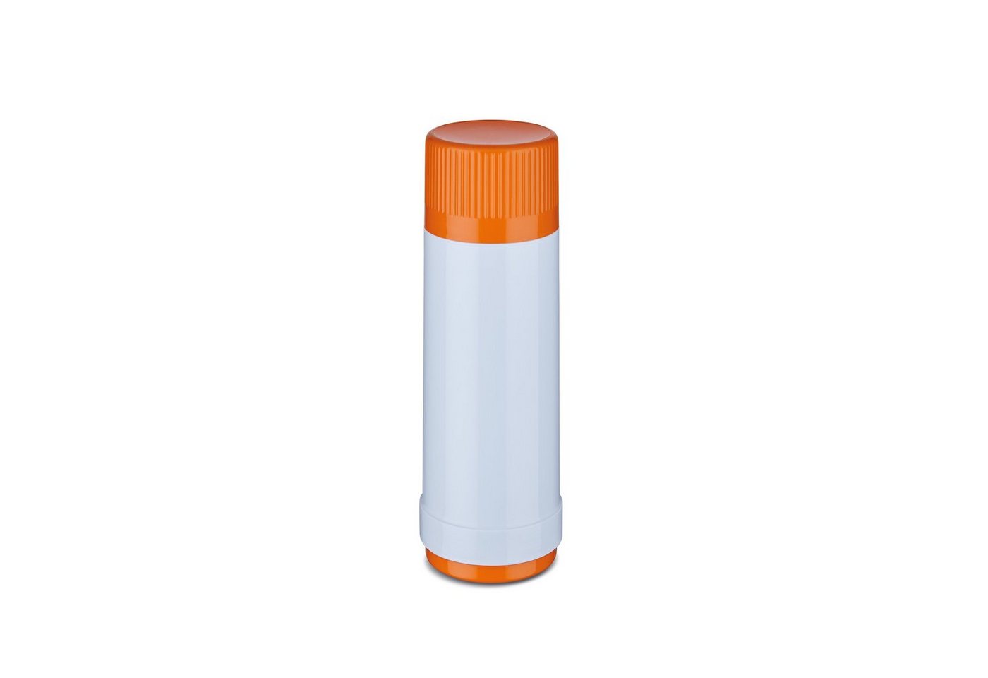 ROTPUNKT Thermoflasche Isolierflasche 0,75 ltr. auslaufsicher I Glaseinsatz I BPA-Frei, 24 Std heiß 36 Std kalt I 40 polar/clementine von ROTPUNKT