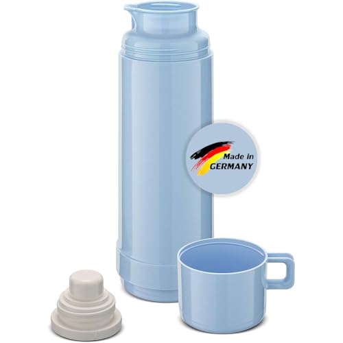 Rotpunkt Premium Isolierkanne I Thermobecher 750ml Made in Germany I Thermoflasche hält bis zu 24std heiß I 60 - babysmurf von ROTPUNKT