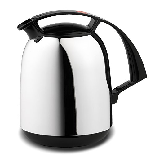 Rotpunkt Premium Kaffeekanne I Isolierkanne 1L Made in Germany I Kaffeekanne Thermo hält bis zu 24std heiß I 800 - silvermoon high glossy von ROTPUNKT