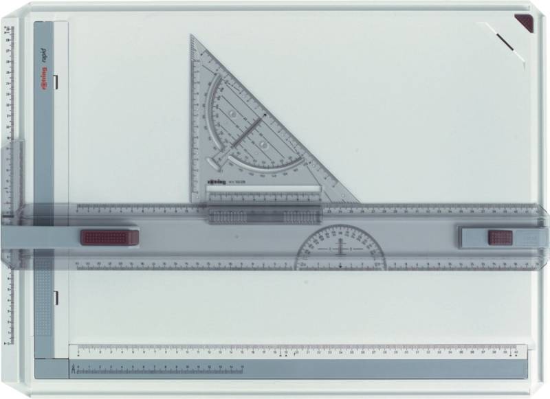 ROTRING Zeichenschablone Zeichenplatte Rapid A3. von ROTRING