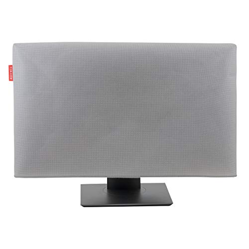 ROTRi maßgenaue Staubschutzhülle kompatibel mit Monitor Dell UltraSharp U2713HM - grau. Made in Germany von ROTRi
