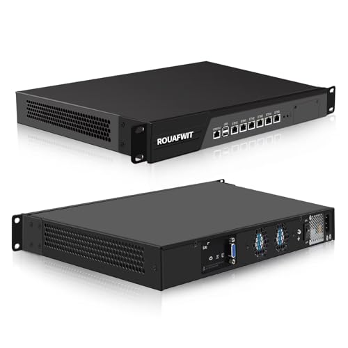ROUAFWIT 1U Cabinet Firewall Appliance, Core i7-8700, 6 x i226V 2.5GbE LAN, OPNsense, 1U Network Rackmount, VGA, Console, USB, DDR4 8G RAM 128G SSD ROUAFWIT 1U Cabinet Firewall Appliance, Core i7-8700, 6 x i226V 2.5GbE LAN, OPNsense, 1U Network Rackmount, VGA, Console, USB, DDR4 8G RAM 128G SSD von ROUAFWIT