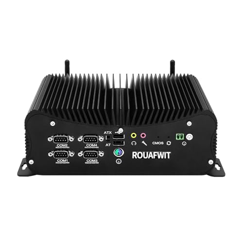ROUAFWIT Industrie PC Lüfterloser Mini PC Core i7-7560U, DDR4 32GB RAM 1TB SSD, 4RS232/422/485 COM, 2Gigabit LAN, HD+VGA, Lüfterlos Industrial Fanless Embedded Auto Power On ROUAFWIT Industrie PC Lüfterloser Mini PC Core i7-7560U, DDR4 32GB RAM 1TB SSD, 4RS232/422/485 COM, 2Gigabit LAN, HD+VGA, Lüfterlos Industrial Fanless Embedded Auto Power On von ROUAFWIT
