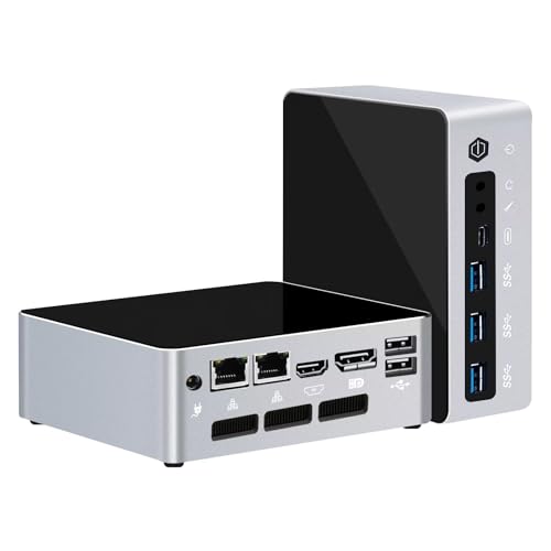 ROUAFWIT Mini PC Windows 11 Pro 12th Gen Core i7 1260P Micro Desktop Computer, DDR5 NO RAM NVME NO SSD Lüfter Büro PC, 4K Triple Display, WiFi6 BT5.2 von ROUAFWIT