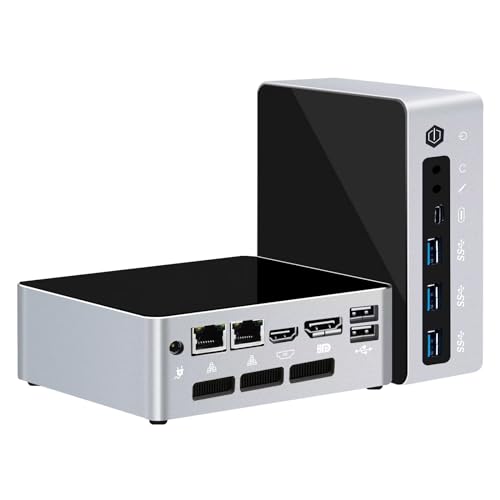 ROUAFWIT Mini PC Windows 11 Pro 13th Gen Core i7 1360P Gaming PC, DDR5 64GB RAM M.2 NVME 2TB SSD Lüfter Büro Micro Desktop Computer, USB3.0 WiFi6 BT5.2 ROUAFWIT Mini PC Windows 11 Pro 13th Gen Core i7 1360P Gaming PC, DDR5 64GB RAM M.2 NVME 2TB SSD Lüfter Büro Micro Desktop Computer, USB3.0 WiFi6 BT5.2 von ROUAFWIT
