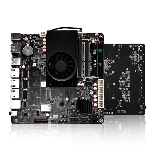ROUAFWIT NAS Motherboard Celeron J6413, 6 x SATA3.0, 2 x M.2 NVMe, 2 x DDR4, Mini ITX Board, 2 x I226v 2.5 GbE, 1 x Console, Micro Appliance NAS Board, 8GB RAM 256GB SSD ROUAFWIT NAS Motherboard Celeron J6413, 6 x SATA3.0, 2 x M.2 NVMe, 2 x DDR4, Mini ITX Board, 2 x I226v 2.5 GbE, 1 x Console, Micro Appliance NAS Board, 8GB RAM 256GB SSD von ROUAFWIT