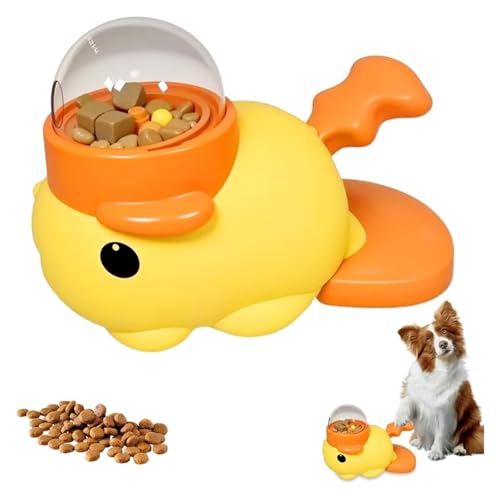 ROUYA Interaktives Katzen-Puzzlespielzeug – Leckerli-Spender Und IQ-Trainer for Hauskatzen, Mentale Stimulation Und Langsamer Futterspender, Lustige Übung for Kleine Hunde von ROUYA