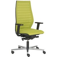 ROVO CHAIR Bürostuhl Rovo R12, 6060 EB 3-14 Stoff grün, Gestell alu von ROVO CHAIR