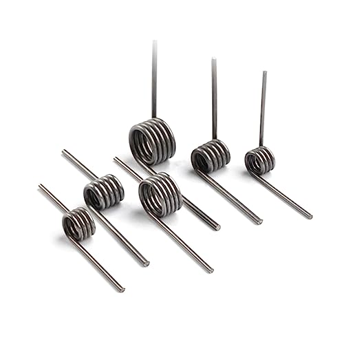 5 Stück 2mm Drahtdurchmesser Torsionsfeder 90/180 Grad robuste Torsionsfeder Reparatur Torsionsfeder von ROWCES