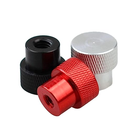 5 Stück M3 M4 M5 M6 M8 M10 Sackloch-Handmutter, Aluminiumlegierung, gerändelte Stufenmutter, Rändelmuttern, Rot, M6x20x20mm 5 Stück M3 M4 M5 M6 M8 M10 Sackloch-Handmutter, Aluminiumlegierung, gerändelte Stufenmutter, Rändelmuttern, Rot, M6x20x20mm von ROWCES