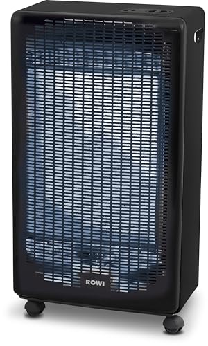 ROWI Gas-Heizofen Blue Flame 4200 mit EcoSmart-Thermostat und Druckregler Typ F1-t (Innenbereich + Gewerbe) - HGO 4200/4 BFT Eco Pro von Rowi