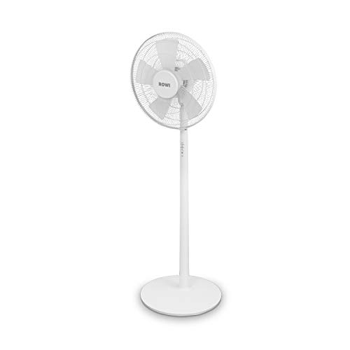 ROWI KSV55 Standventilator I Ø41 cm I 55W I Ventilator I 3 Stufen I Timer I Fernbedienung I FAN I verstellbare Neigung von ROWI