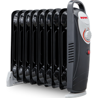 ROWI Ölradiator Mini 1000 W, 9 Rippen - HOR 1000/9/2 Mini von ROWI