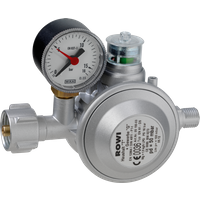 Rowi Gas-Druckregler mit doppelter Überdrucksicherung HGD 1/2 von ROWI
