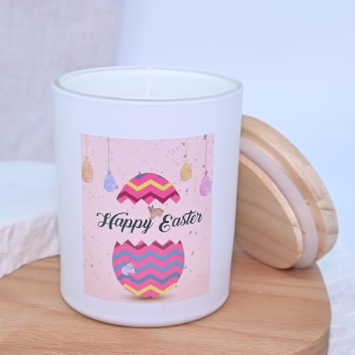 ROXIIFEE Duftkerzen im glas 200g Lavendel Ostern Kerzen Geschenkset natürliche Sojawachskerze Strong Scented Candle bis zu 50 Std für Frau Freundin Mama Schwester Tochter(200g, Lavendel) von ROXIIFEE