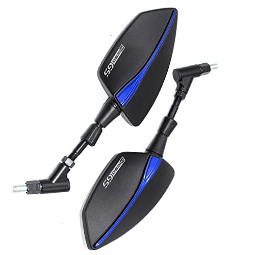 ROXTAN Seitenspiegel Für BMW R 1250 GS R1250GS R1250 GSA LC ADV Adventure 2019 2020 2021 R1250GS Motorrad Rückspiegel Universal 8MM 10MM (Color : Blue) von ROXTAN