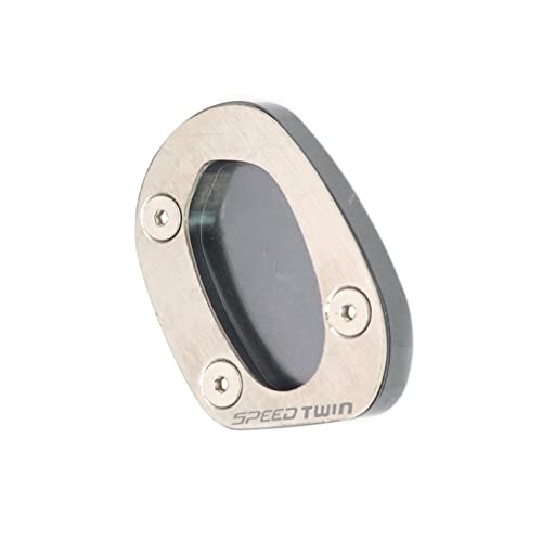ROXTAN Seitenständer Für Triumph Speed Twin 1200 2019 2020 2021 Motorradzubehör CNC Ständer Fuß Seitenständer Verlängerung Pad Stützplatte (Color : Gray b) von ROXTAN