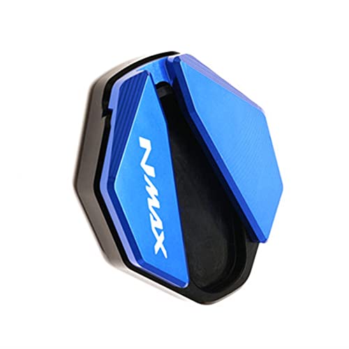 ROXTAN Seitenständer Für Yamaha NMAX 155 125 NMAX125 2020 2021 NMAX155 Motorrad CNC-Seitenständer-Verlängerungspolster & Unterstützung Ständersäule Hilfs (Color : Blue C) von ROXTAN