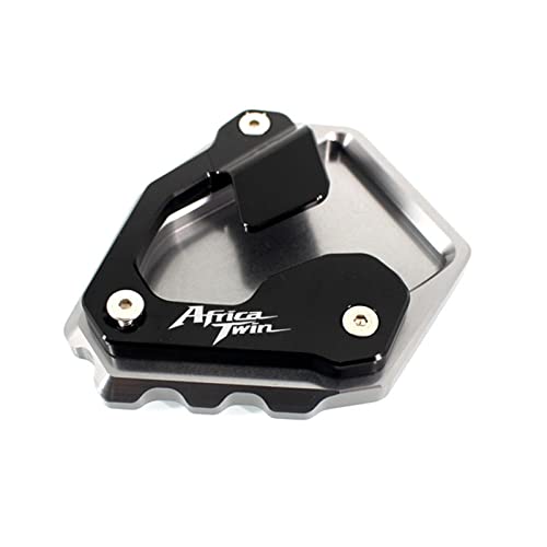 ROXTAN Seitenständer Motorrad Für Honda CRF1000L CRF 1000L Africa Twin ABS DCT 2016 2017 2018 2019 CNC Ständer Fuß Seitenständer Verlängerung Pad (Color : Africa Twin Titanium) von ROXTAN